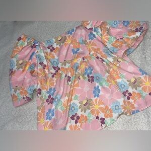 Floral Puff Sleeve Top